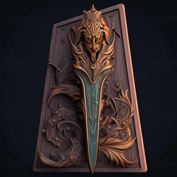 3D model Sword of the Stars Born of Blood game (STL)